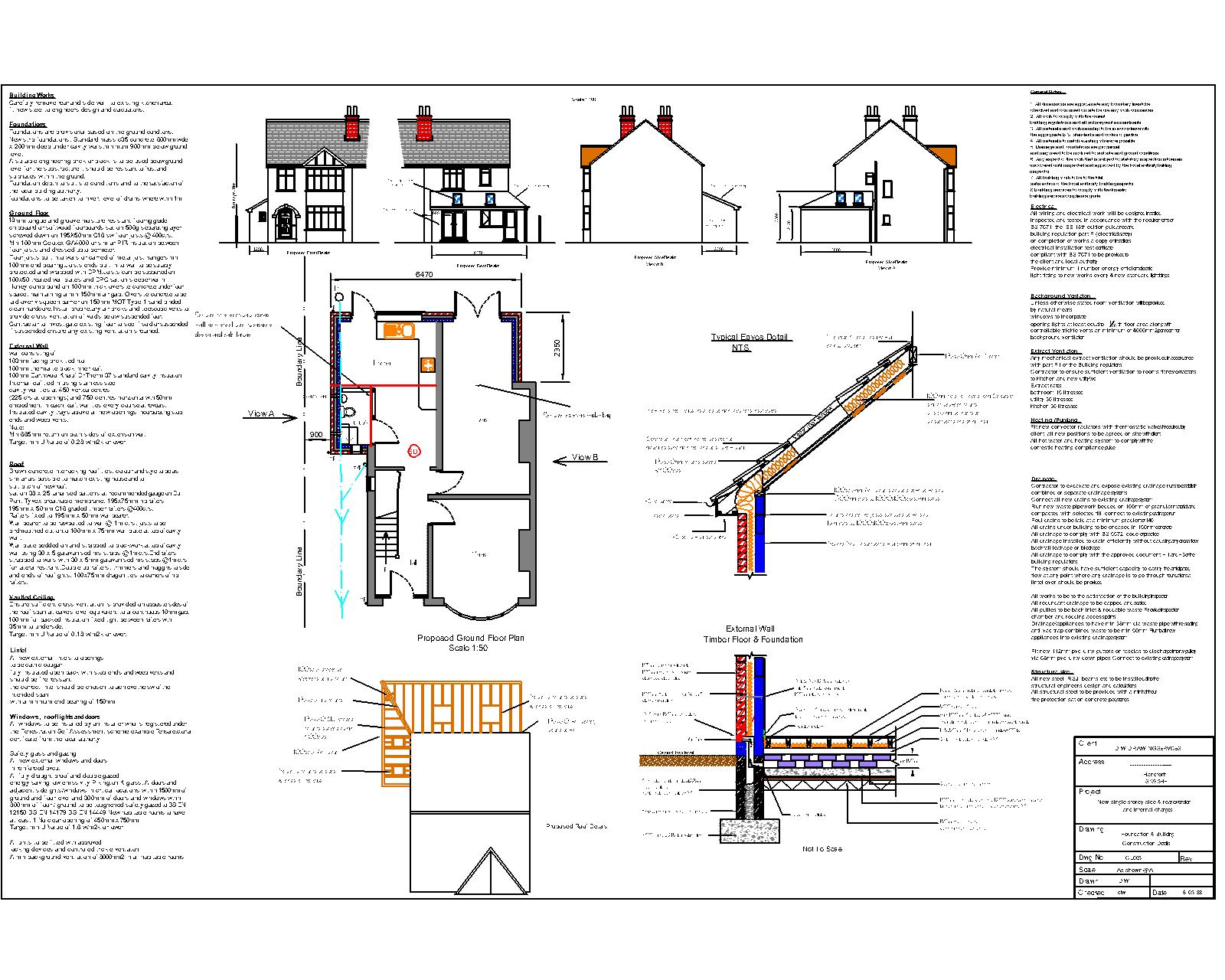 Home Extension Plans - DIW Drawing Services