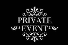 Closed Private Event