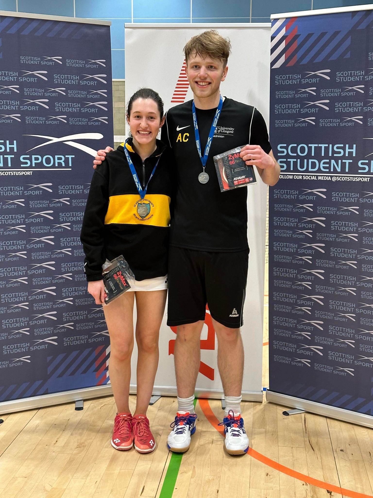 Mixed Doubles success for Glasgow at the Scottish Student Sport Badminton Championships