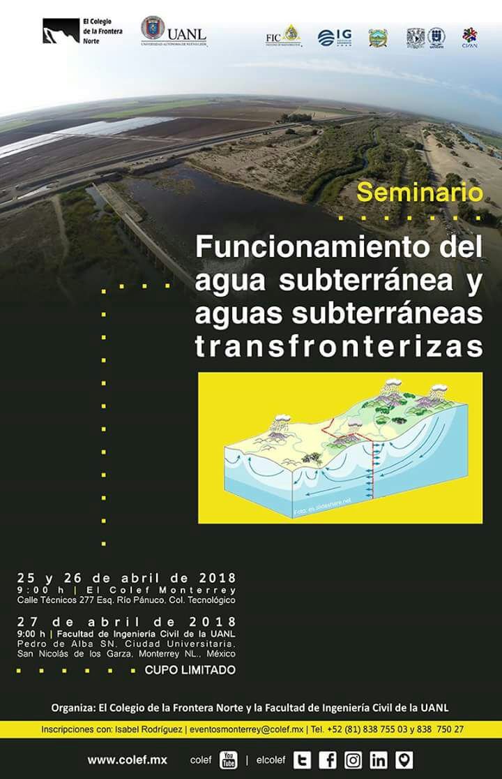 Seminario: "Funcionamiento del agua subterránea y aguas subterráneas transfronterizas"