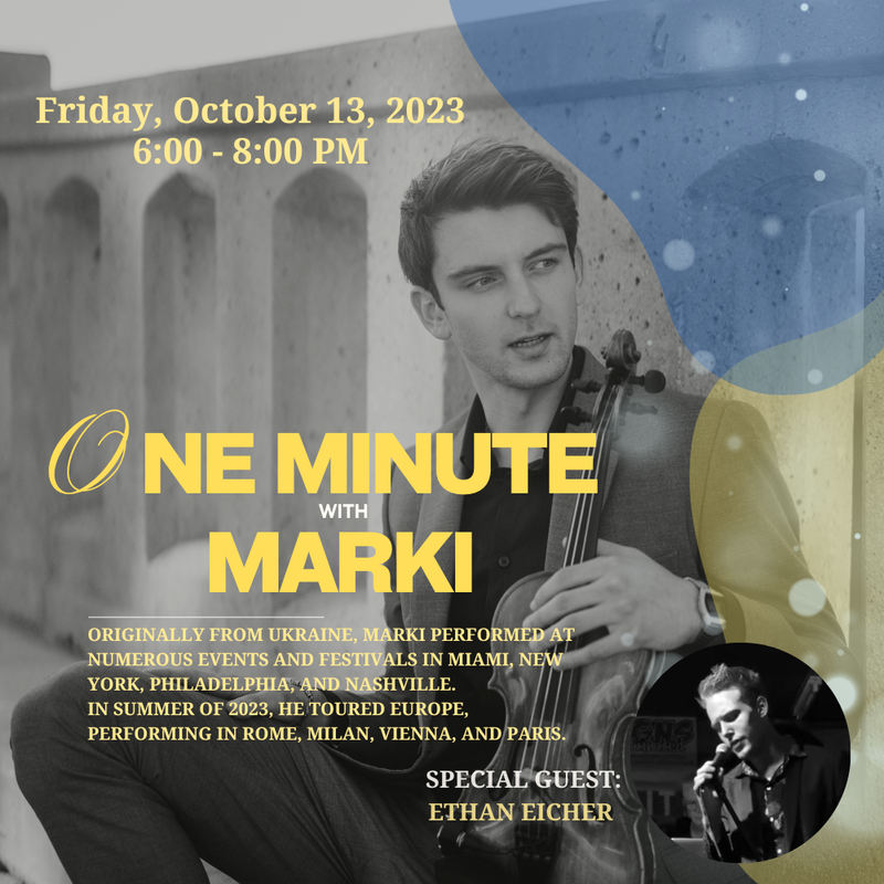 Benefit Outdoor Music Concert: One minute with Marki