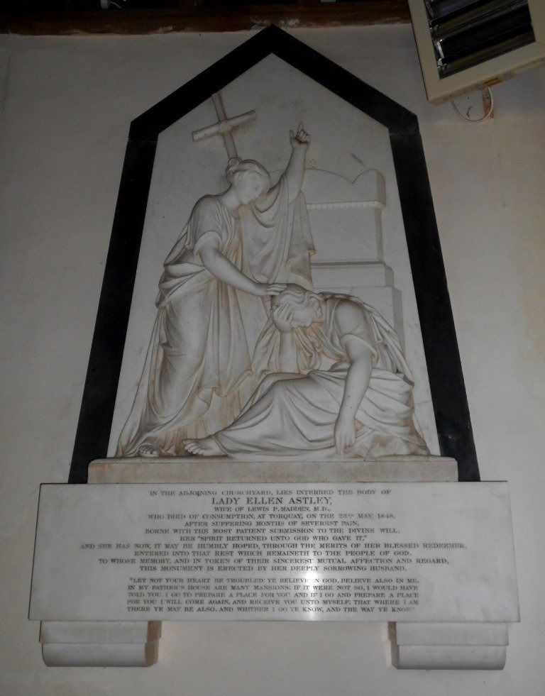 Monument to Lady Ellen Astley.