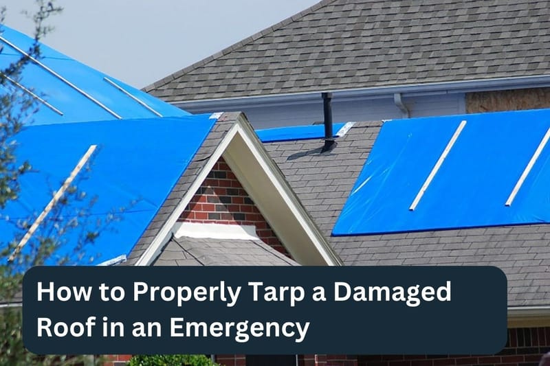 How to Properly Tarp a Damaged Roof in an Emergency Tennessee Roofer