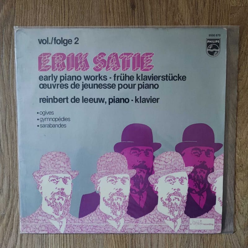 Erik Satie - Reinbert de Leeuw – Early Pianoworks, Volume Two ...