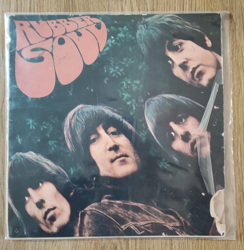 The Beatles ‎ Rubber Soul Parlophone ‎ PCS 3075 תקליט ביטלס