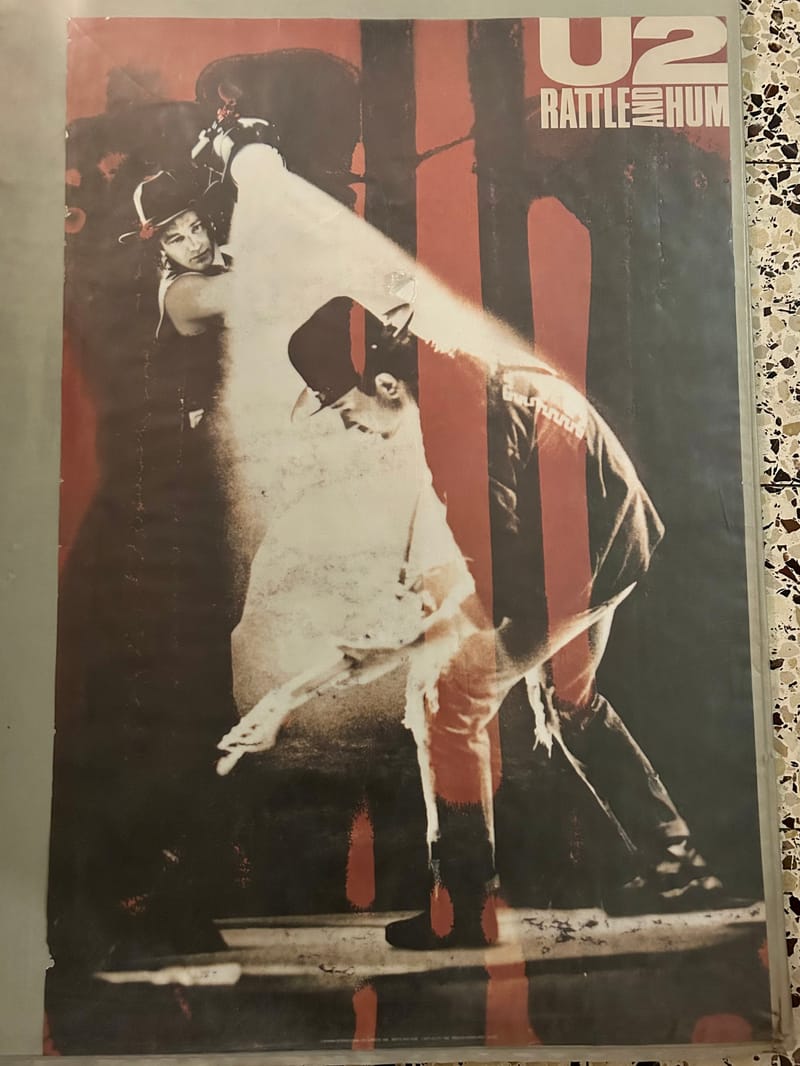 פוסטר U2 Rattle And Hum