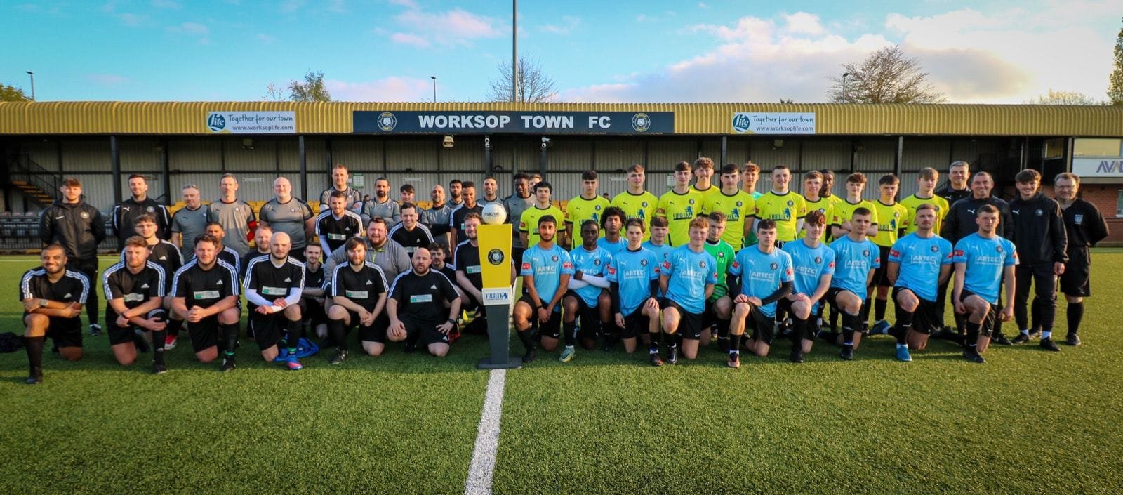 Imperial Personnel participate in charity football match at Worksop Town FC