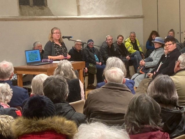 Public meeting in Holy Innocents' Church