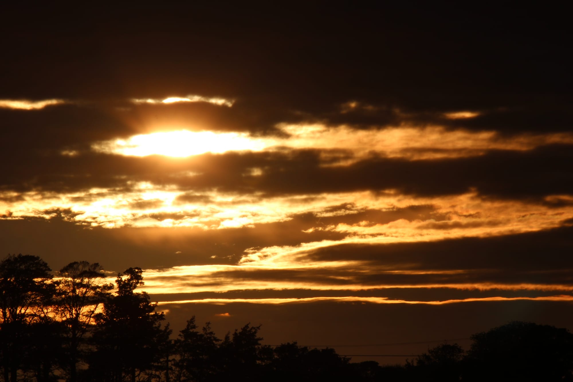 Sunset seen from Adisham
