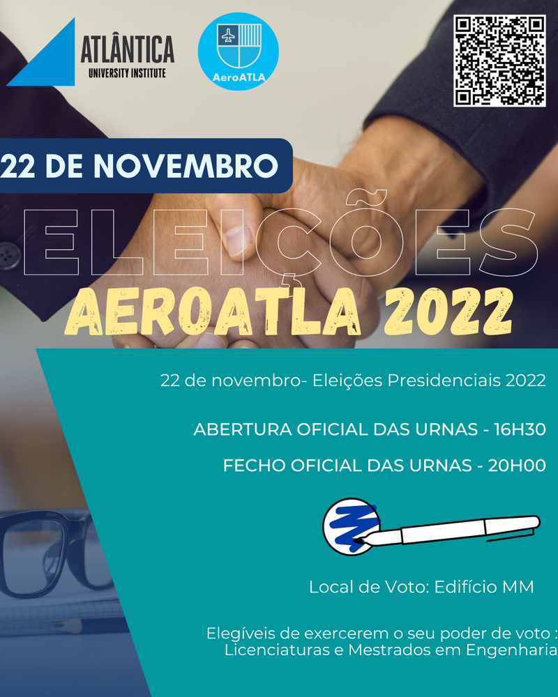 Eleições AeroATLA 2022-  DIA 22 DE NOV