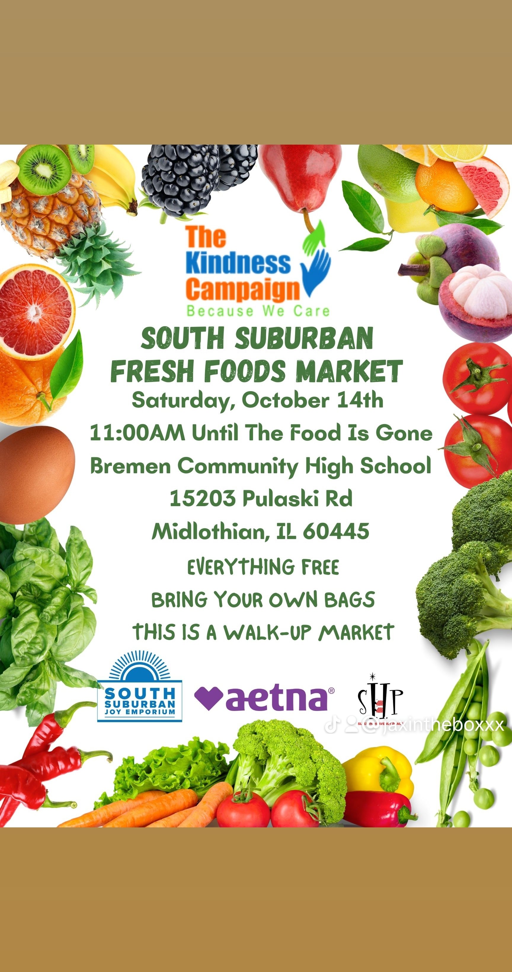 Our First Ever Fresh Food Market! Free at Bremen HS
