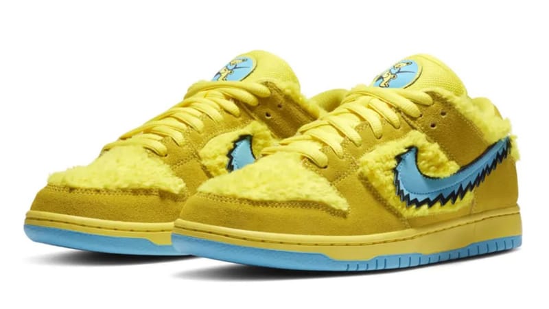 Yellow store sb dunks