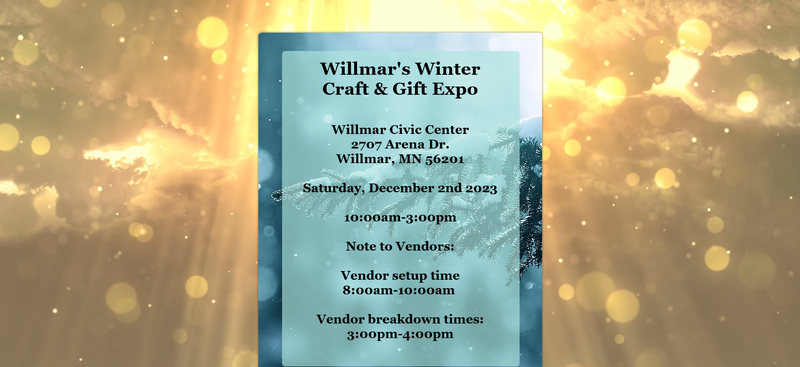 Willmar's Winter Craft & Gift Expo - Copy