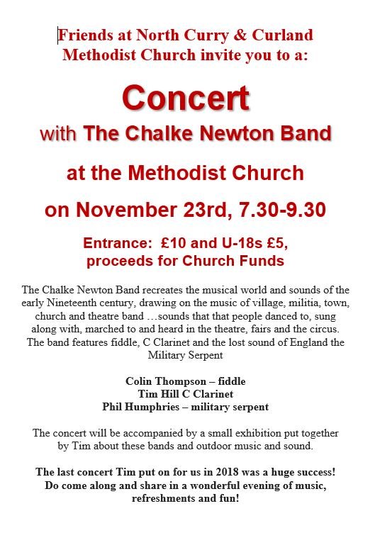 North Curry Concert with The Chalke Newton Band