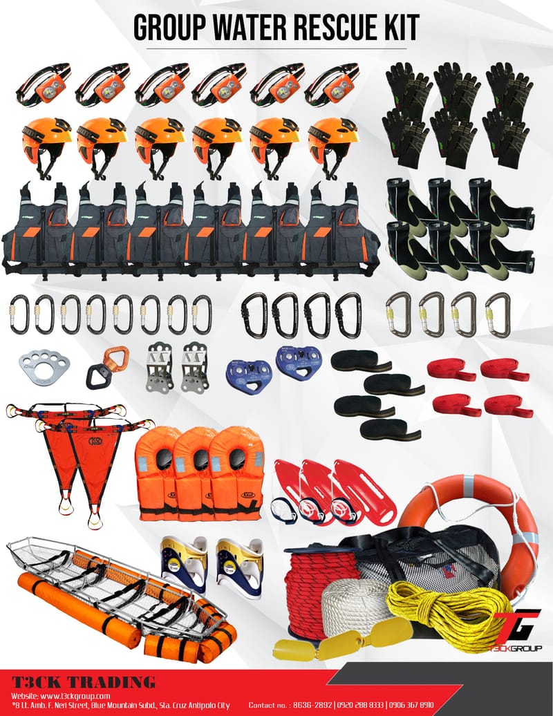 Group Water Rescue Kit T3CKGROUP TG GLOBAL TRADE OPC