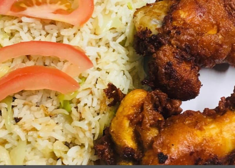 6pc Wings with Fried Rice
