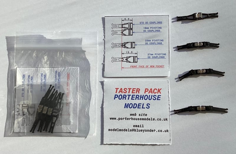 Taster Pack Oo Ho Coupler Hornby And Dapol Type Magnetic Couplings