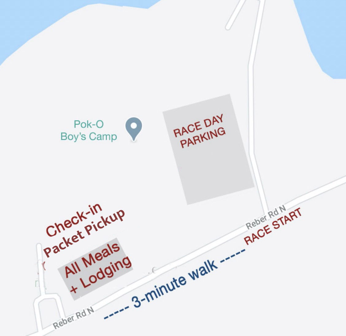 Directions to Check-in & Race Start