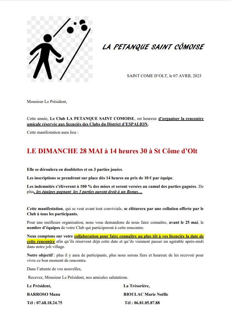 Rencontre district Espalion