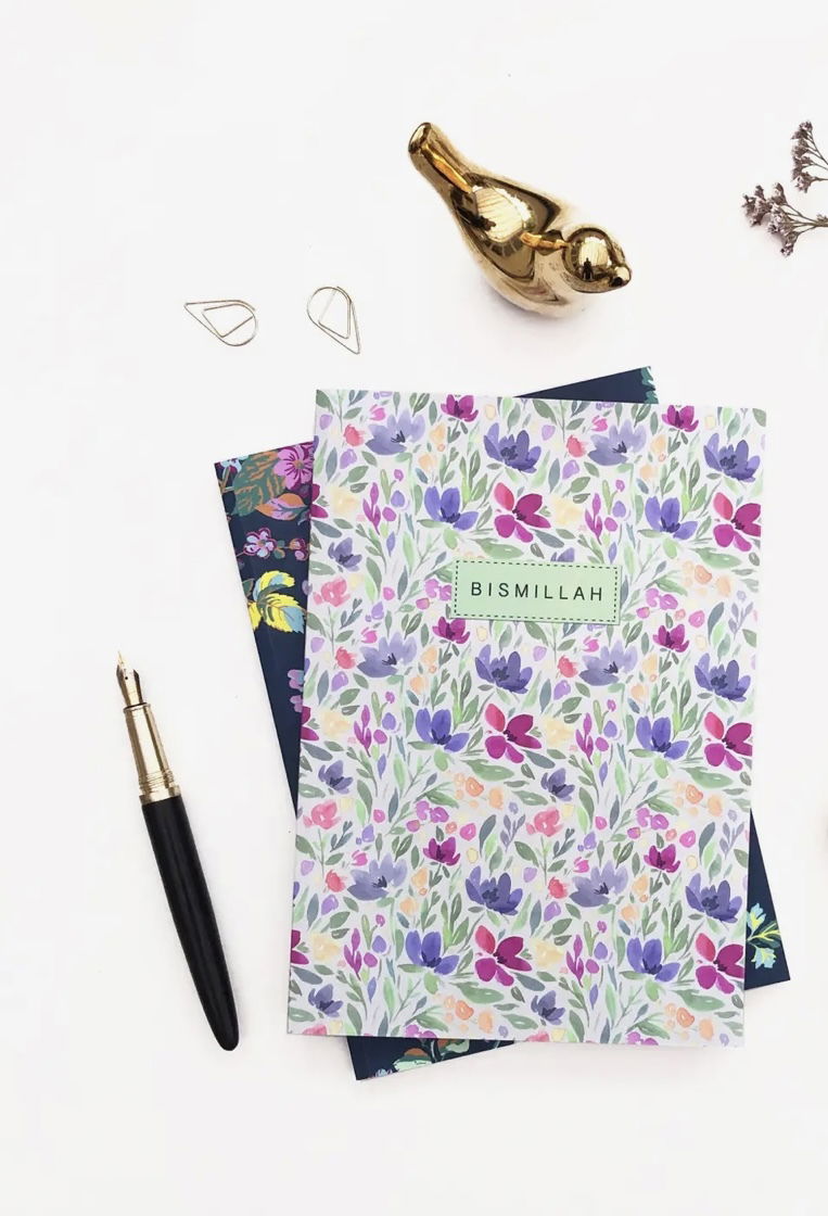 Bismillah Lilac Floral Jayyid Expressions And Novelties LLC