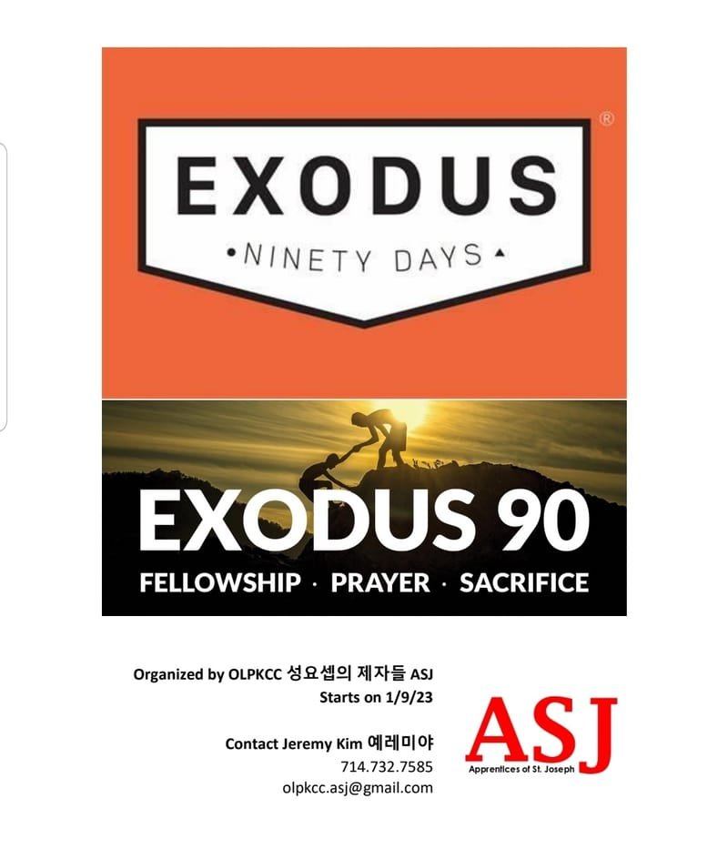 Join "Exodus 90" 2023
