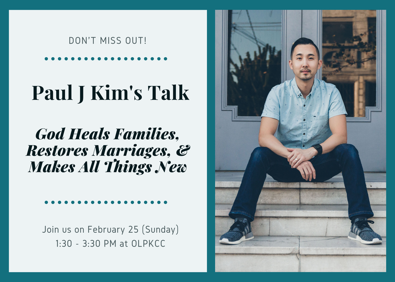 Paul J Kim’s talk