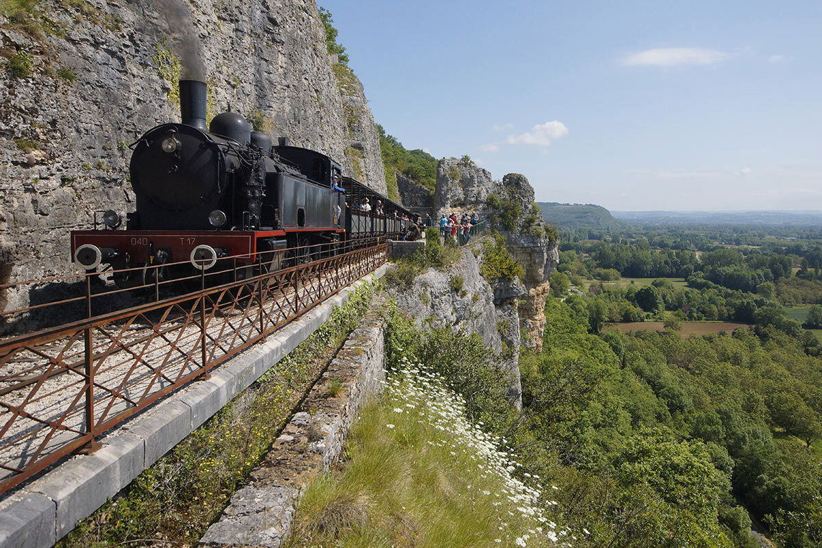 Train à vapeur de Martel Le Truffadou