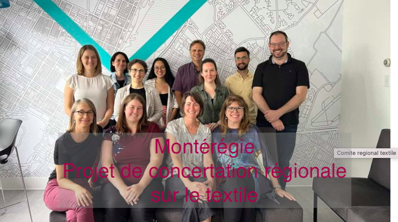 Le 19 décembre 2023 Un plan d’action régional pour une saine gestion des textiles en Montérégie