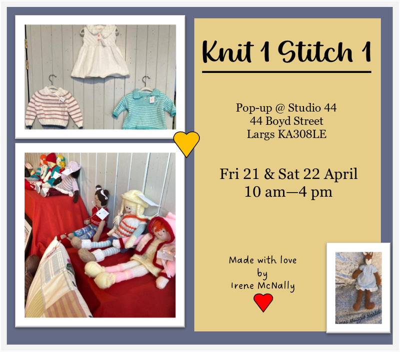 Knit 1, Stitch 1 popup shop