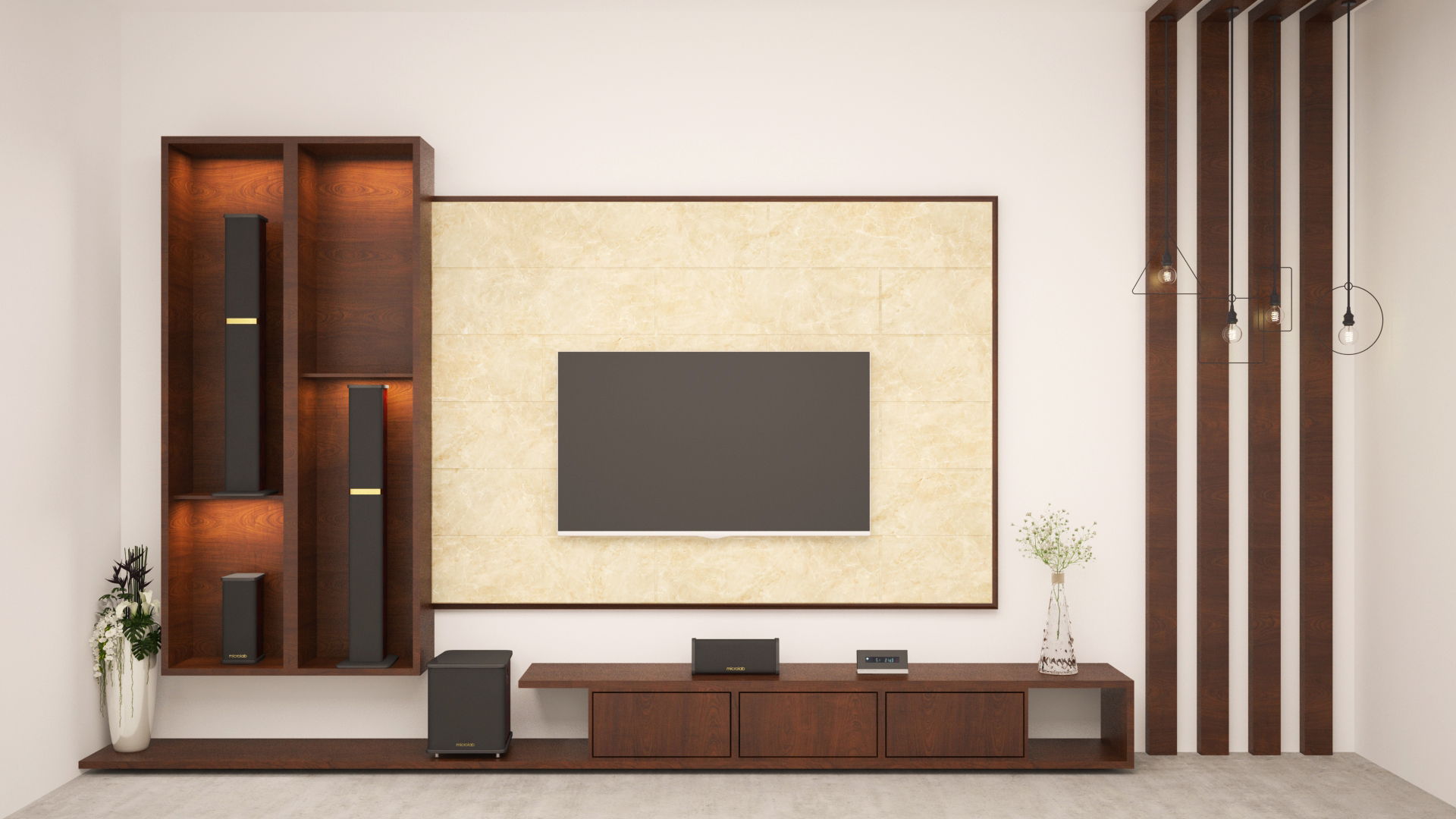 tv unit design measurements