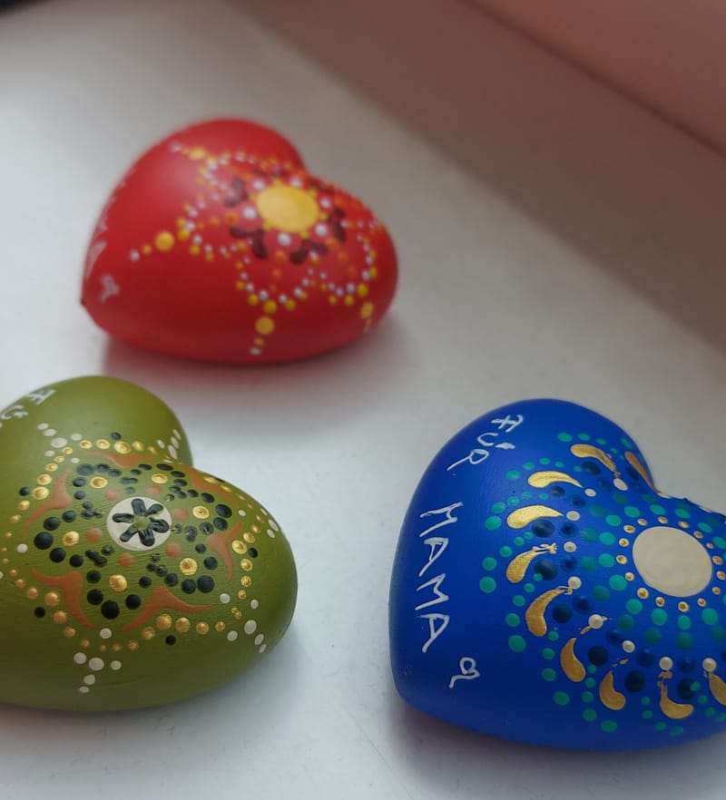 paint time - MUTTERTAG HERZEN