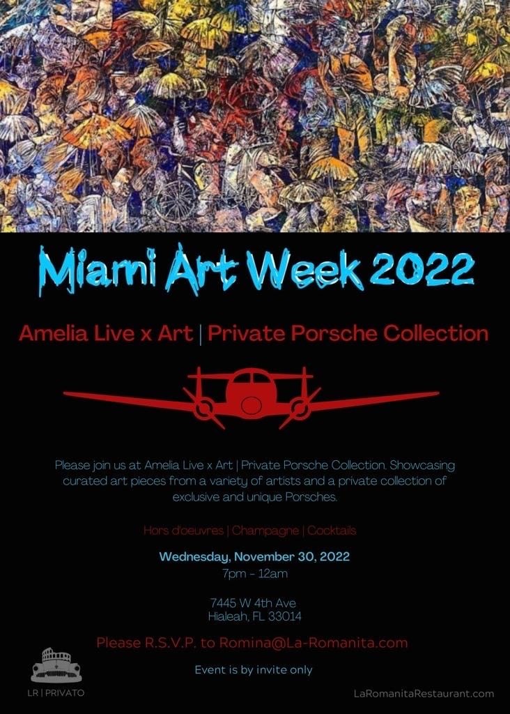 Amelia Live x Art / Private Porsche Collection