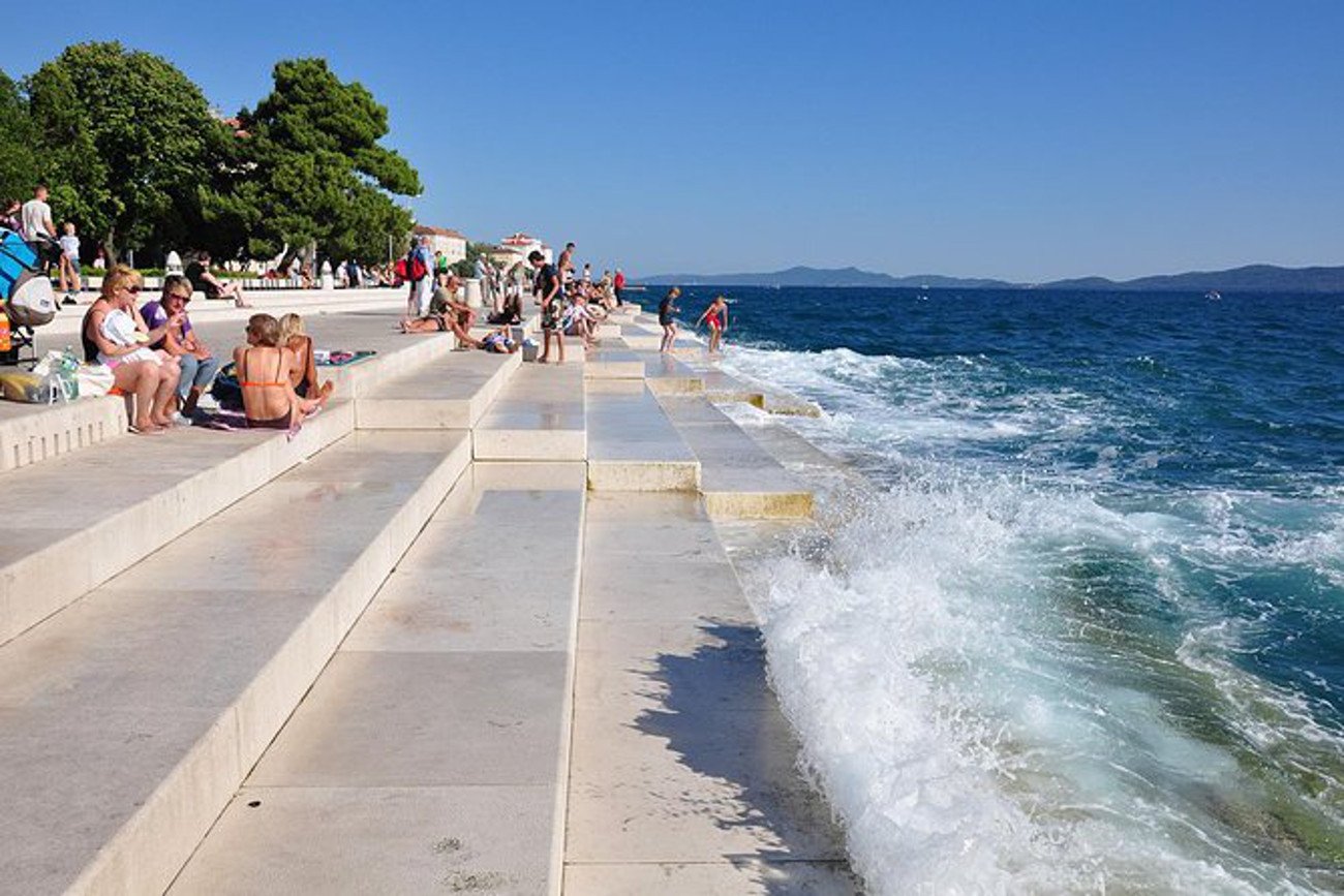 Zadar világhírű tengeri orgonája
