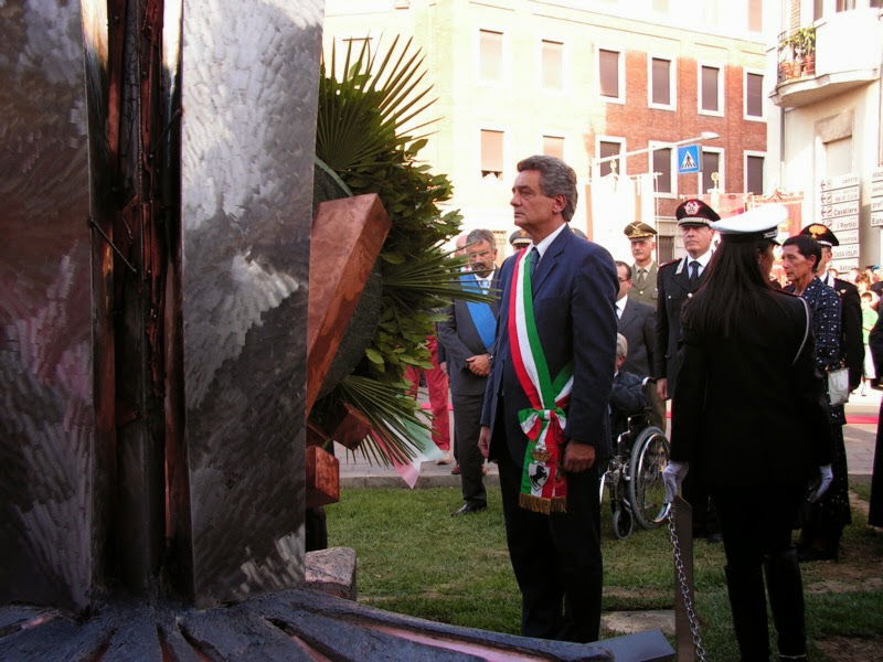 inaugurazione con il sindaco Giuseppe Fanfani