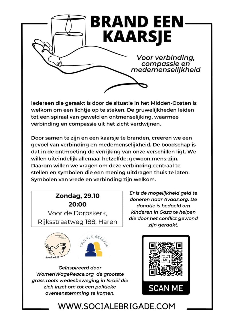 Actie voor verbinding, compassie en medemenselijkheid