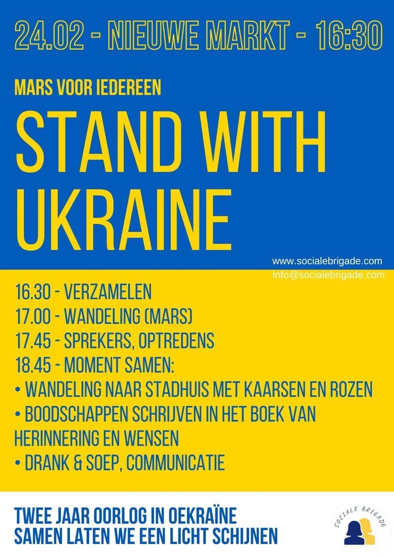 STAND with UKRAIN - programma