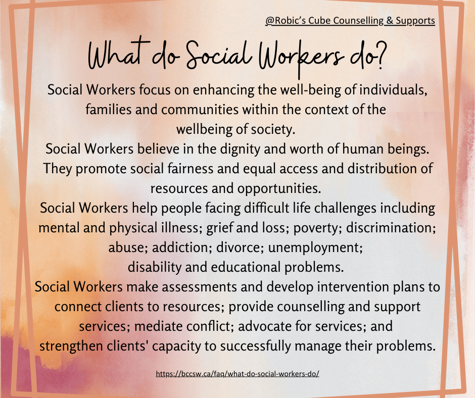 What do Social Workers do?