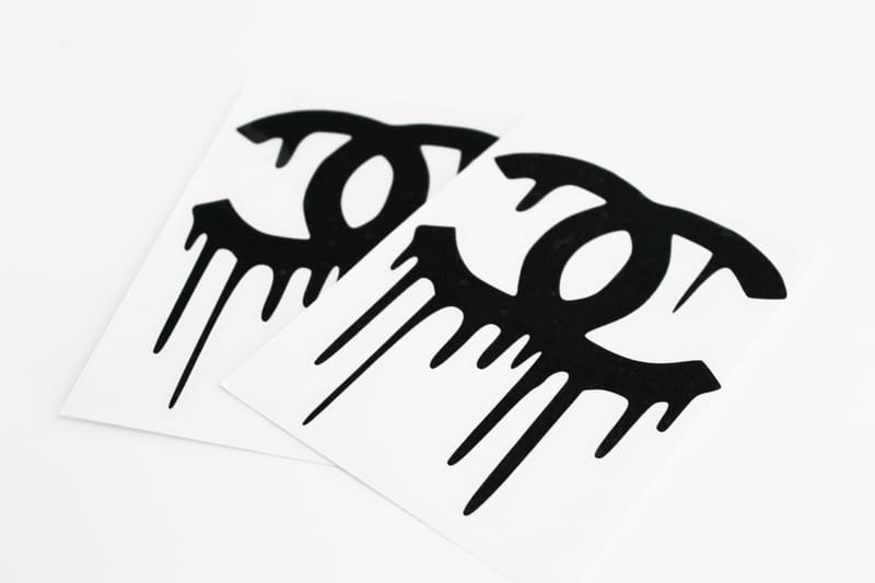 Set of 30 Chanel Drip Logo Decal Sticker