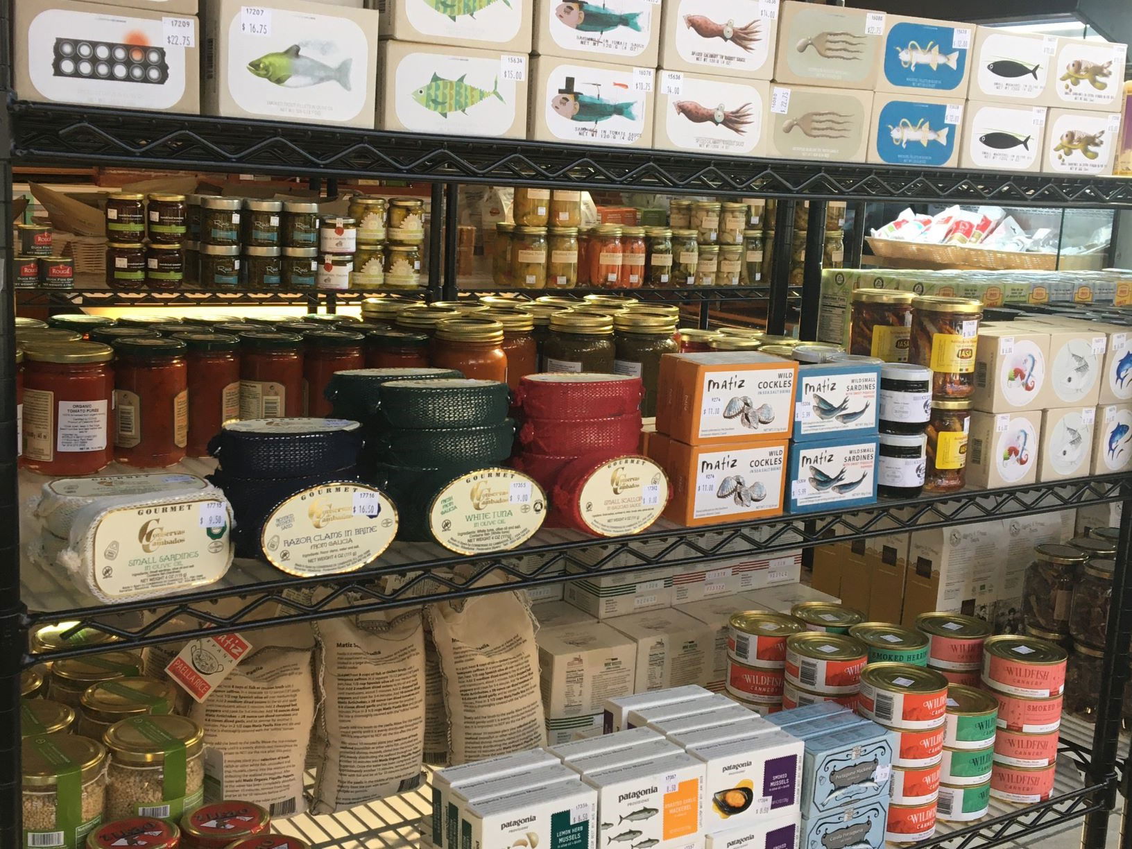 Tinned Fish Display