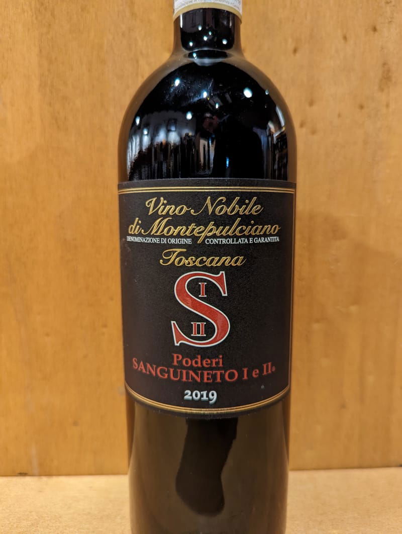 Sanguineto I e II Vino Nobile di Montepulciano 2019