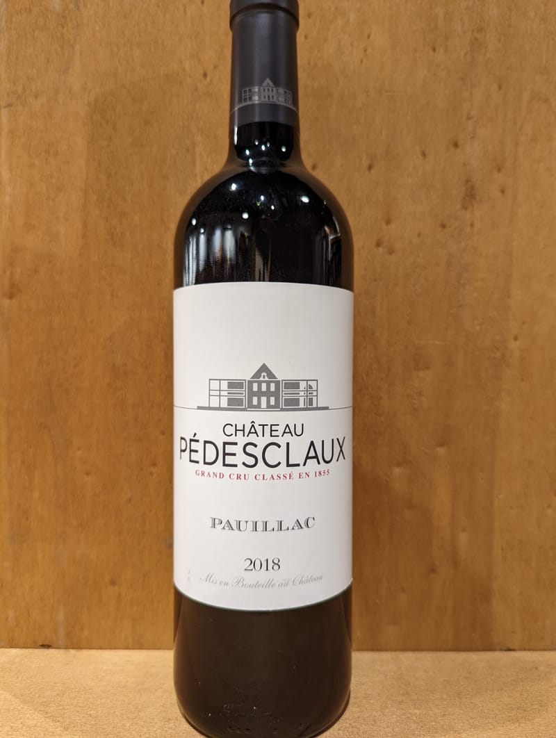 Château Pédesclaux Pauillac 2018