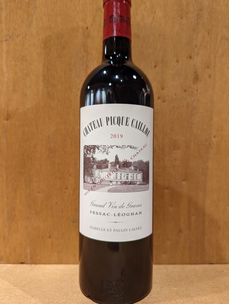 Picque Château Caillou Pessac-Léognan 2019