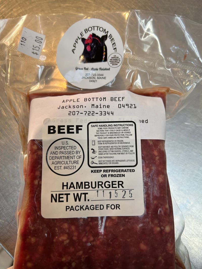 Now Featuring Apple Bottom Beef.