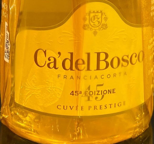Franciacorta DOCG Cuveé Prestige Ca’ Del Bosco