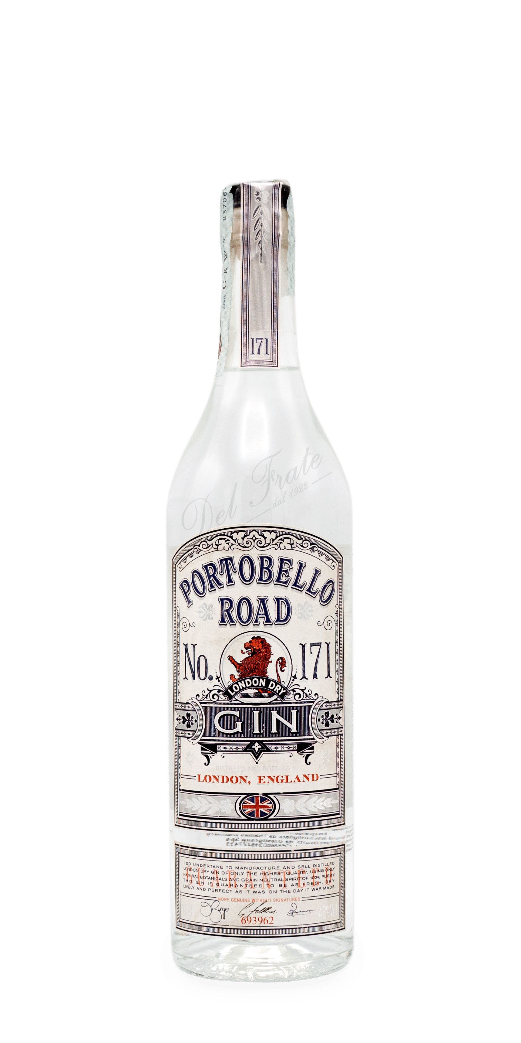 33.	Gin 'N° 171' Portobello Road London Dry			10.00