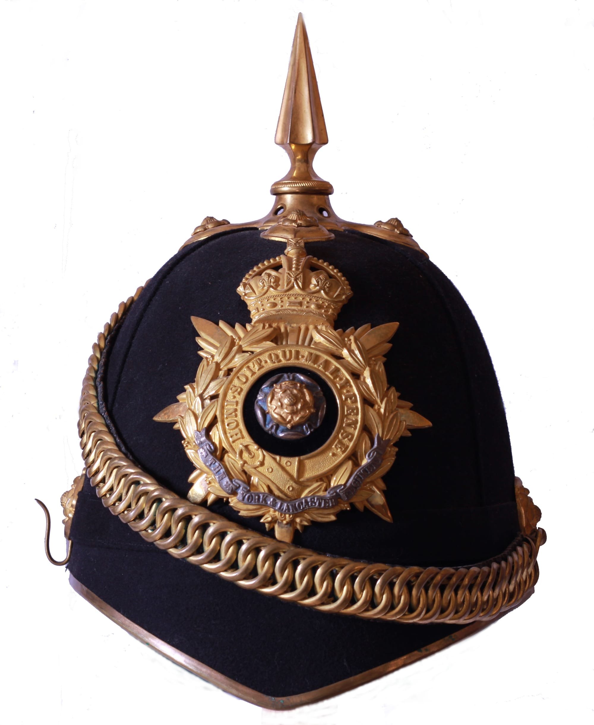 Officers Home Service Helmet with Plate 1902 to 1914