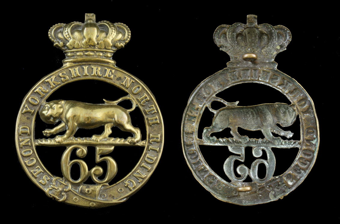 Pre Territorial Glengarry Badge of the 65th Regiment of Foot 1874 to ...