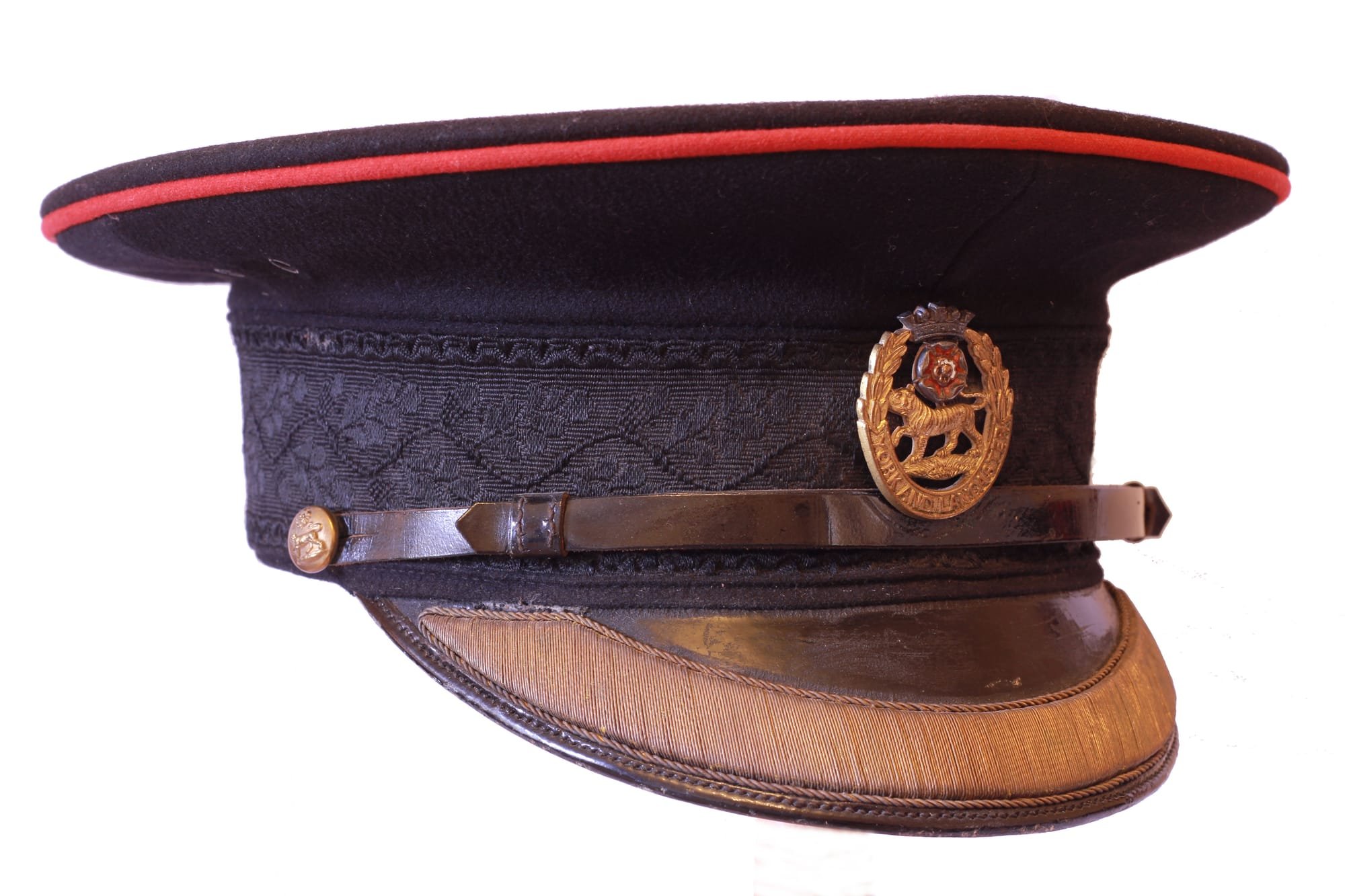 Officers Dress Badge on Forage Cap