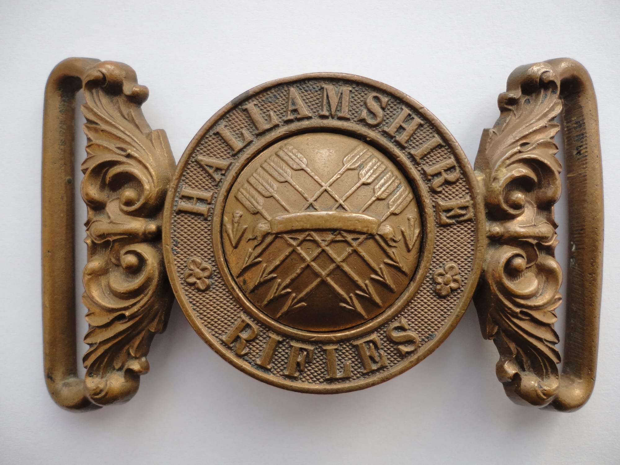 Other Ranks Waist Belt Clasp Hallamshire Rifle Volunteer Corps 1859 to 1883