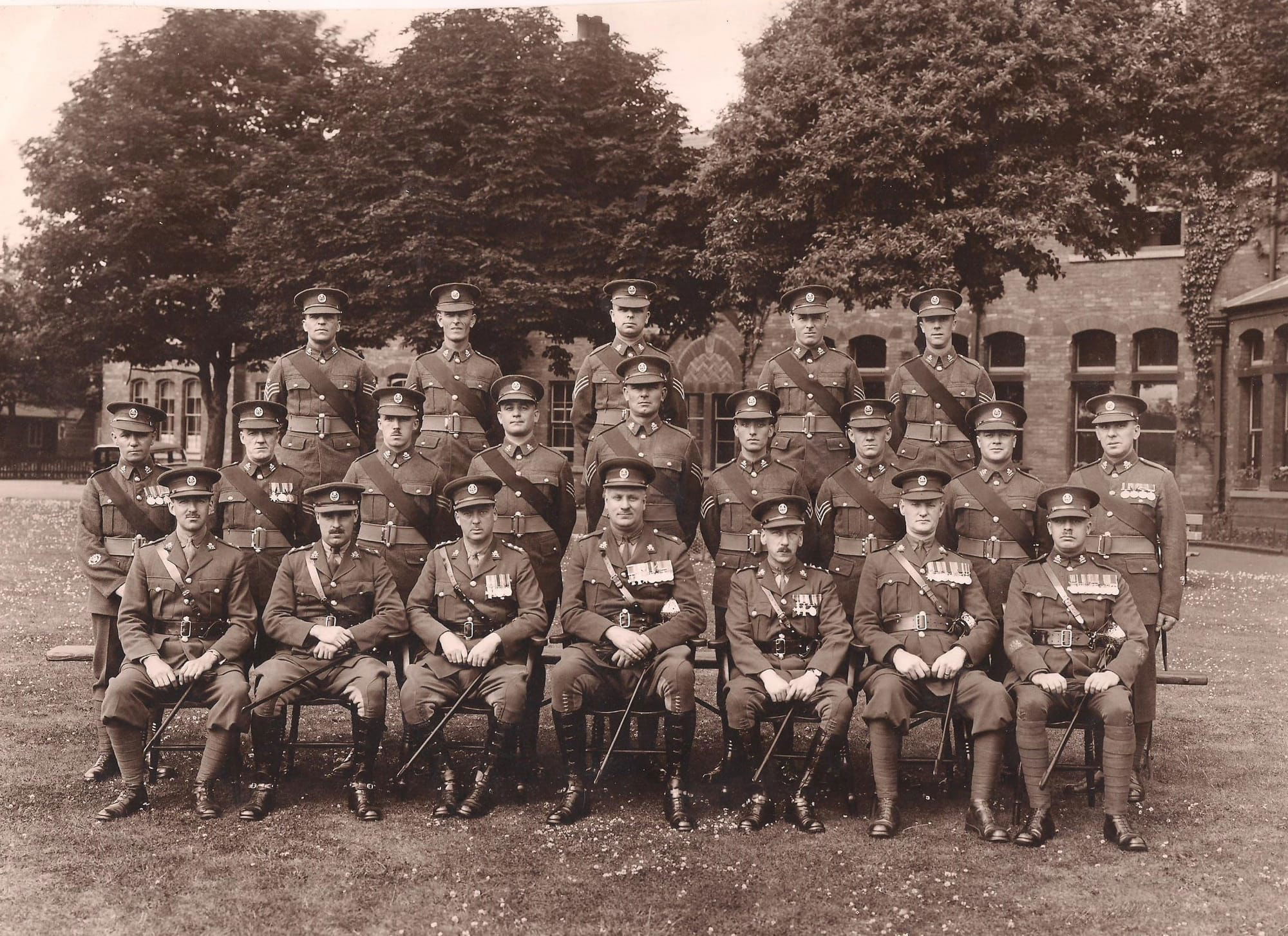 Officers and NCO's of the Depot 1937